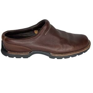Cole Haan Women's 5.5 B Brown Leather Mule Clog Boho Cottagecore